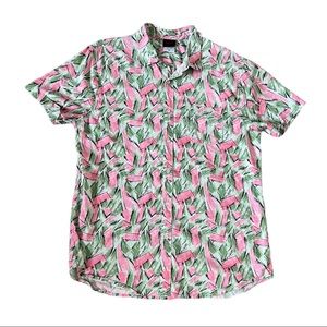 Stranger Things Hopper 80s Vintage Button Up Shirt